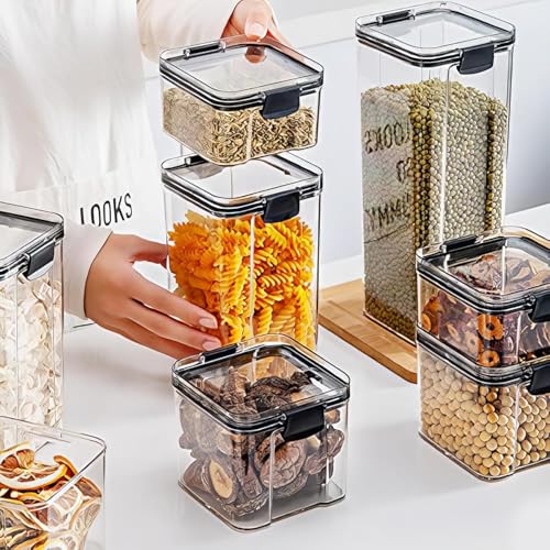 KWER 1700ml Air Tight Container Set For Kitchen Set For Home Kitchen Items Storage Containers Kitchen Storage Containers Set Foo